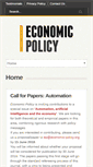 Mobile Screenshot of economic-policy.org